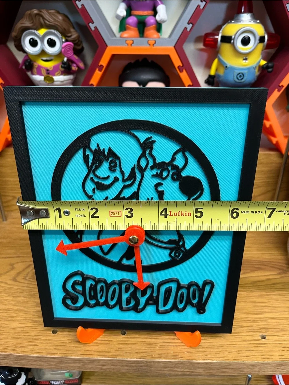 Scooby-Doo Wall Clock - Turquoise with Orange Hands